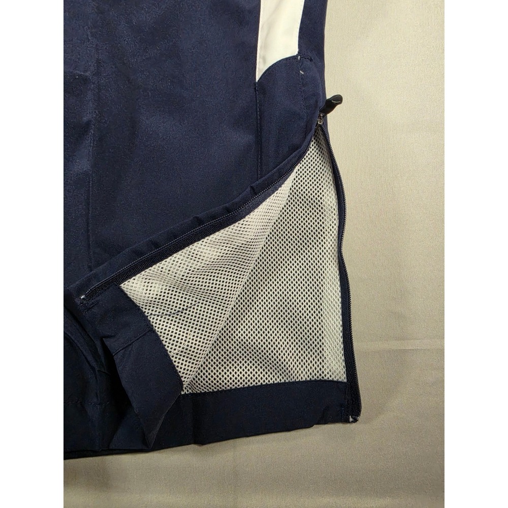 Brooks Podium Pant Navy Blue White Stripe Mesh Lined Track Pants MP480410.035 L - Picture 3 of 7
